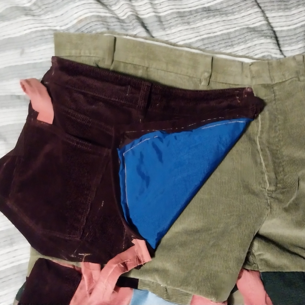 Patchwork upcycle pants - Picture 2 of 8